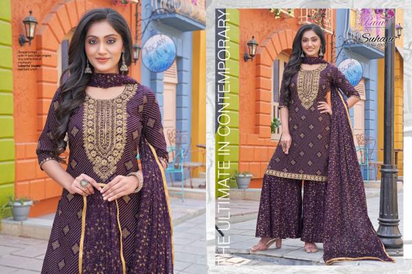 Paavi Suhani Rayon Exclusive Designer Readymade Suit